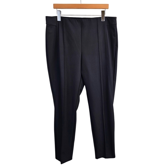Lafayette 148 New York Pants - Lafayette 148 Black Slim Tapered Pants Minimalist Chic Quiet Luxury Workwear 16
